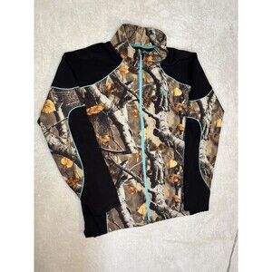Legendary Whitetails Women's Camo and Black Soft Shell